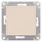 Выключатель Systeme Electric ATLASDESIGN 1 клавиша бежевый 35983
