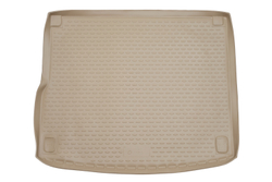 Коврик в багажник для VW Touareg II 2010-2014, кроссовер (полиуретан, бежевый) NLC.51.31.B13B