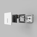 DK1030-WH Светильник встраиваемый в стену, IP 20, LED 3000K, 3 Вт, белый, алюминий