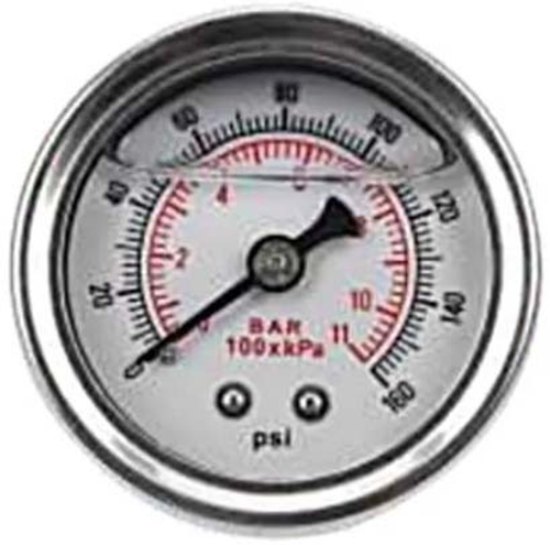 Манометр осевой PROFLINE 10 бар, резьба 1/4, маслонаполненный 49402