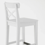 Барный стул - IKEA INGOLF/ИНГОЛЬФ ИКЕА, 40х46х102 см, белый