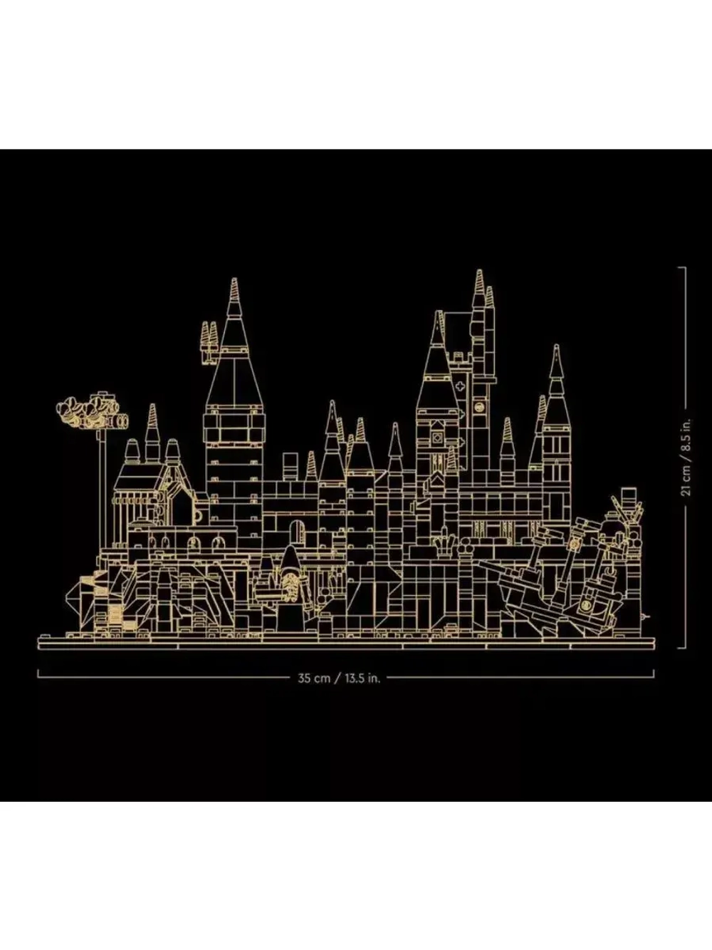 Конструктор Замок и территория Хогвартс 2660 деталей