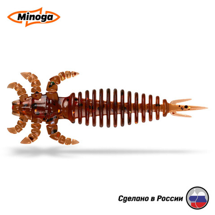 Силиконовая приманка "Minoga" ULTRA 2,5"(7шт) 64мм, 1,73гр, цвет 006