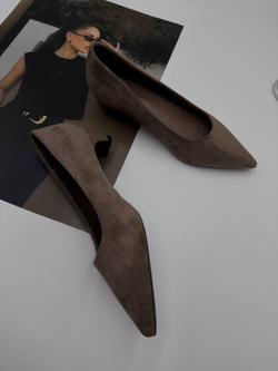 Туфли женские экокожа арт. 178-5 цвет"песочный"