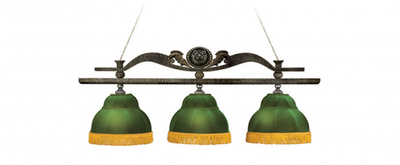 Лампа "Лео II" 3 плафона - клен