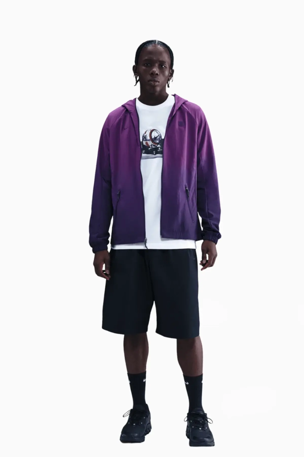 Куртка Nike FC Barcelona 25/26 All-Weather GX - фиолетовый