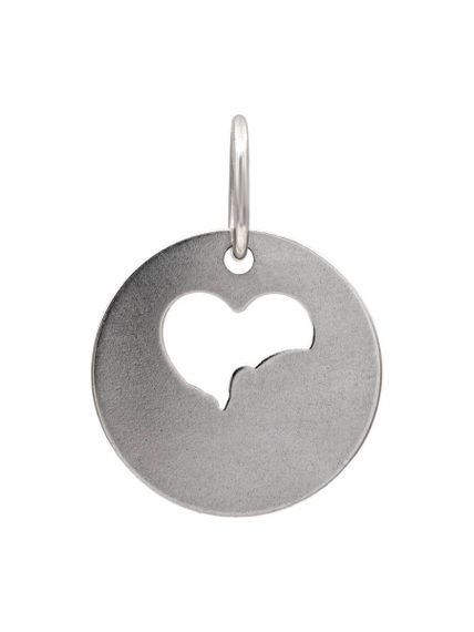 Фото подвески Малыш из серебра, вид сзади