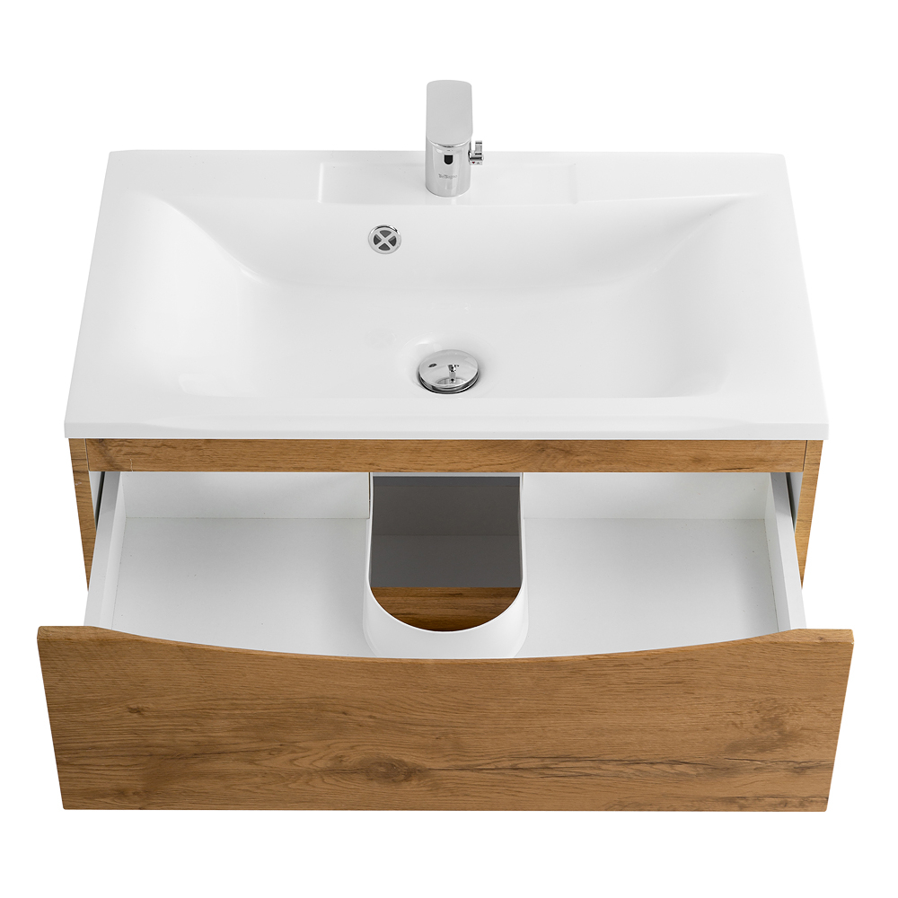 Тумба подвесная с раковиной BelBagno MARINO-650-2C-SO-RN-P