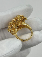 Кольцо с кристаллами