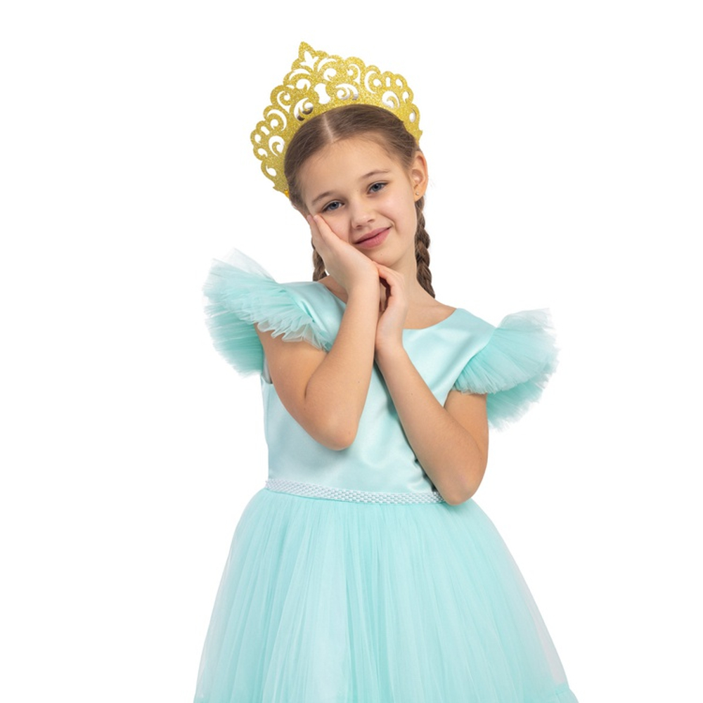 Кокошник резной золото блеск