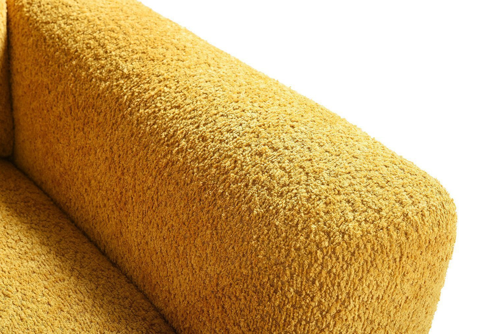 Кресло-реклайнер Lafayette желтое