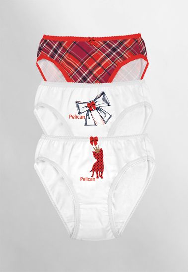 Трусики (3шт) для девочек PELICAN GUL300