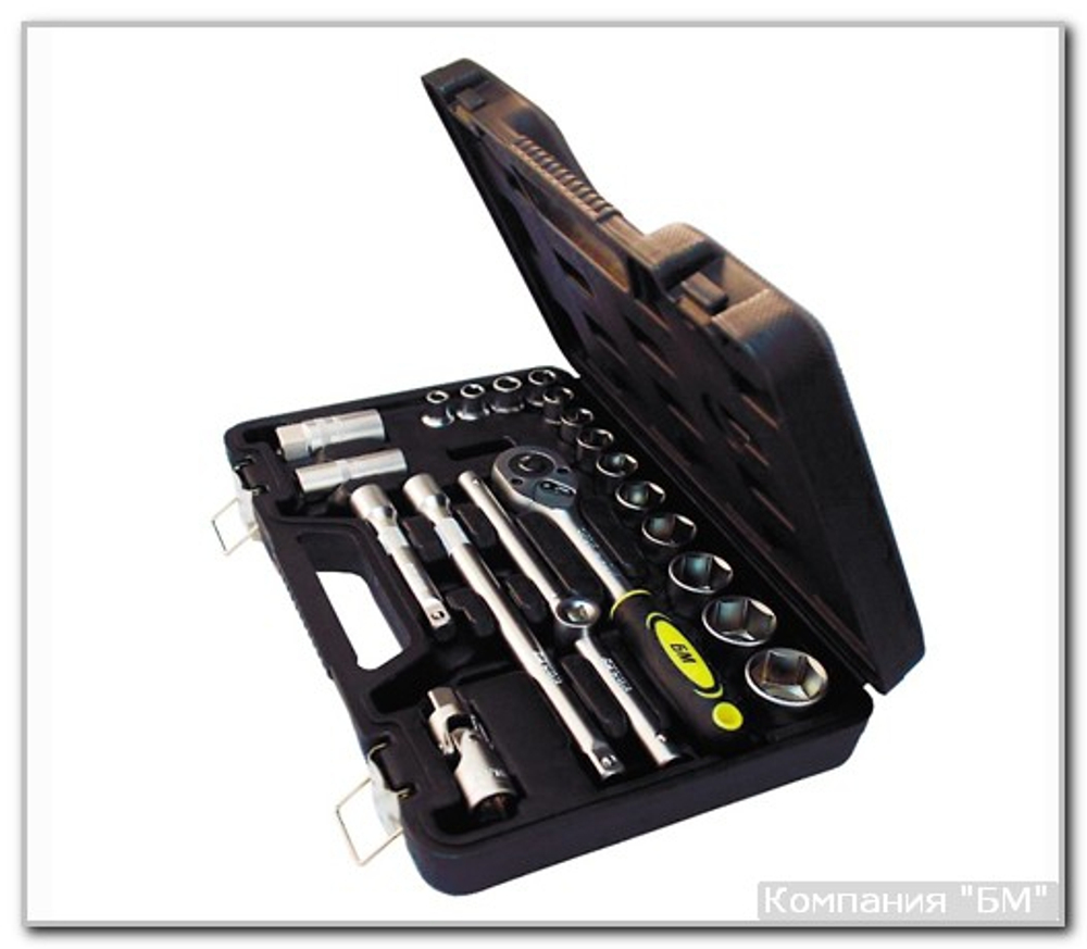 Набор торц. головок 1/2"DR 20 предм. CrV  БМ