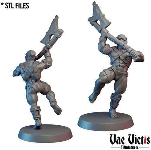 Орк Полуорк Воин Паладин Варвар Файтер Рыцарь 1шт миниатюра для dnd, днд, pathfinder, фентези, Настольная игра, НРИ, Варгейм, РПГ