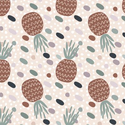 абстрактный узор с ананасами