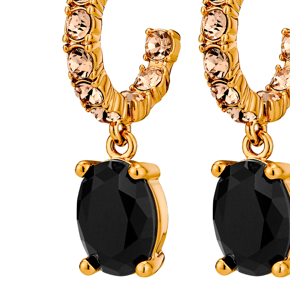 Серьги Dyrberg Kern BARBARA SG BLACK / GOLDEN 450061