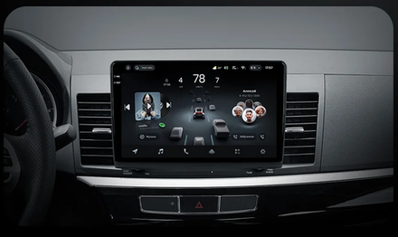 Магнитола для Mitsubishi Lancer X 2007-2016 - AIROC 2K RX-2612 Android 13, QLed+2K, ТОП процессор, 8/128, CarPlay, SIM-слот