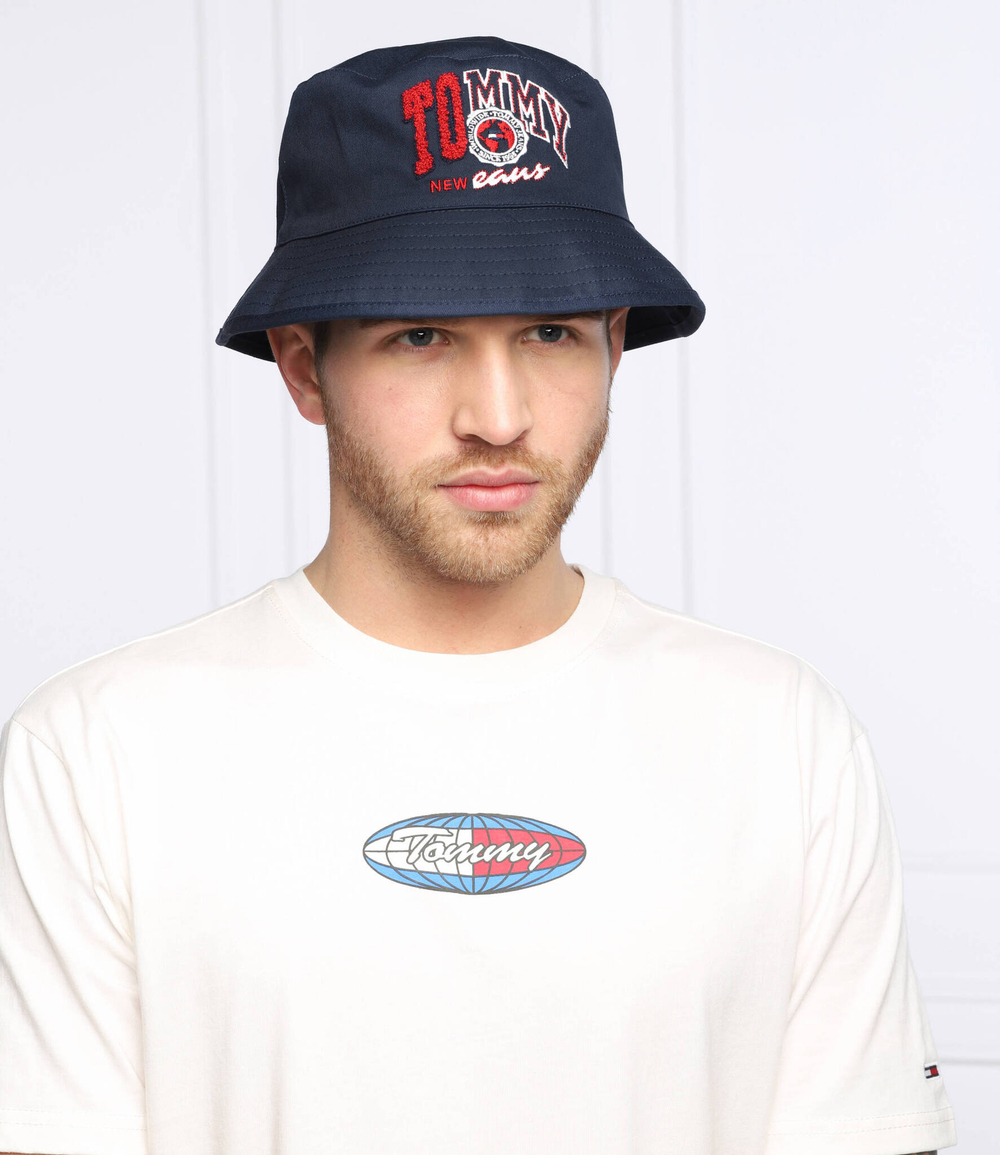 двусторонняя шляпа Tommy Jeans - темно-синий(AM0AM08497)