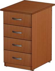 Тумба приставная 4 ящика