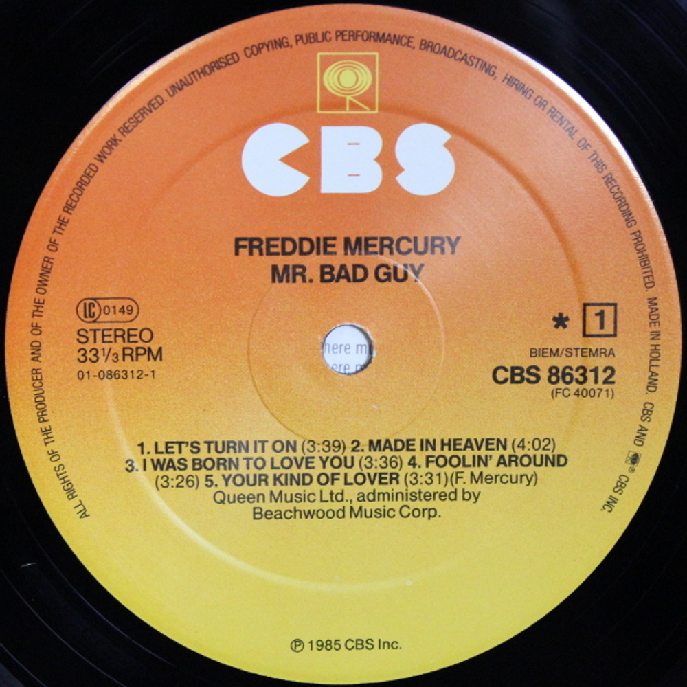 Freddie Mercury / Mr. Bad Guy (LP)