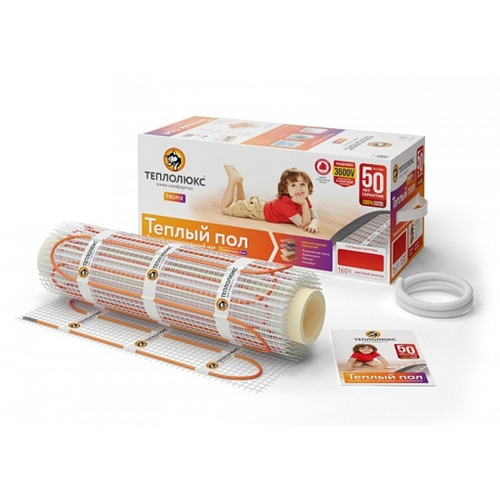 Мат нагревательный ТЕПЛОЛЮКС TROPIX МНН   80 Вт/0,5 кв.м