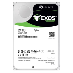 HDD жесткий диск 24TB Seagate Exos X24 (ST24000NM002H) (SATA 6Gb / s, 7200 rpm, 512mb buffer, 3.5")