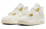 Кроссовки Jordan Air Jordan 4 Metallic Gold (Женская размерная сетка)