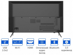 Телевизор Kivi 40" 40F750NB черный
