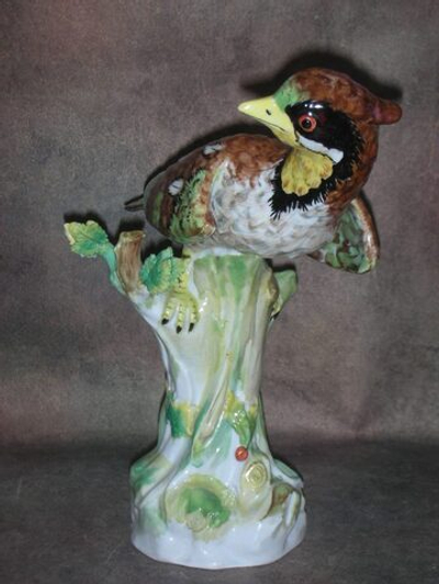 Статуэтка. Фарфор. Птица. Dresden. Германия
