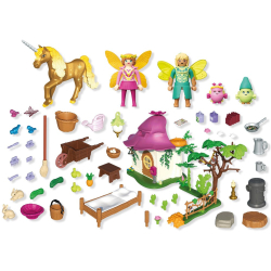 Playmobil - Уютный дом фей и золотой единорог 71838