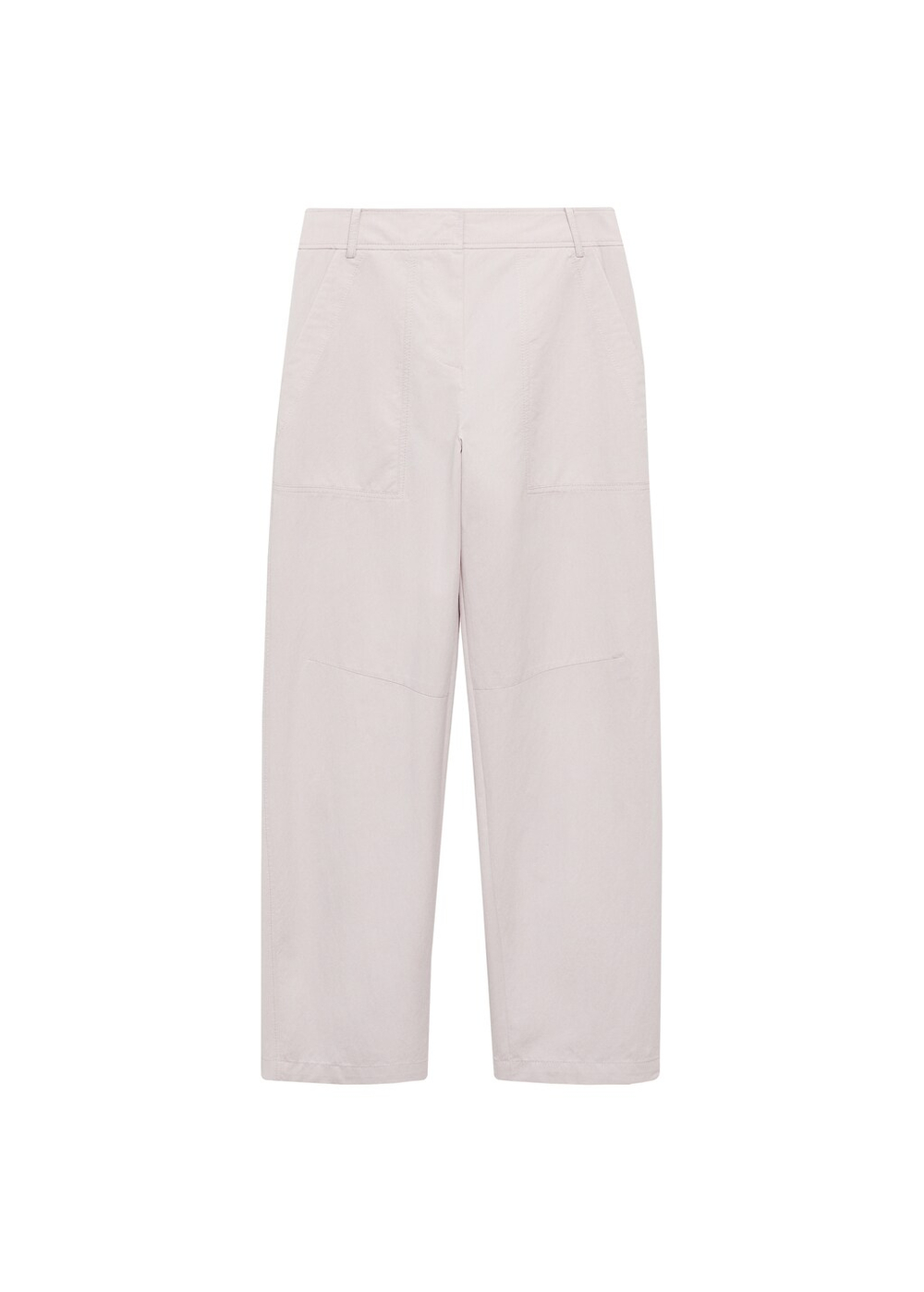 Брюки wideleg с декоративными строчками