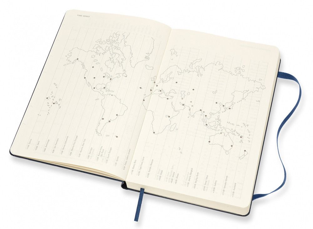 Еженедельник Moleskine Classic Weekly Large 144 стр черный (DHB12WN3)