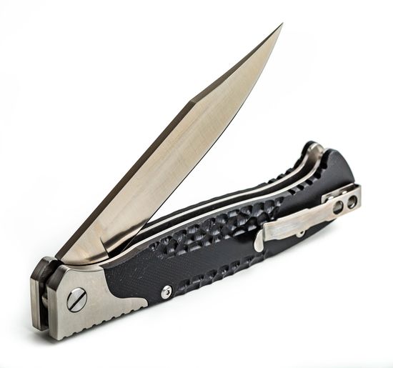 Складной нож Steelclaw Контакт c клинком из стали D2, рукоять G10 / Stainless Steel