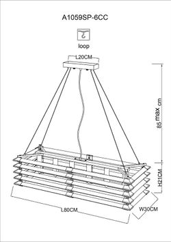 Подвесная люстра Arte Lamp