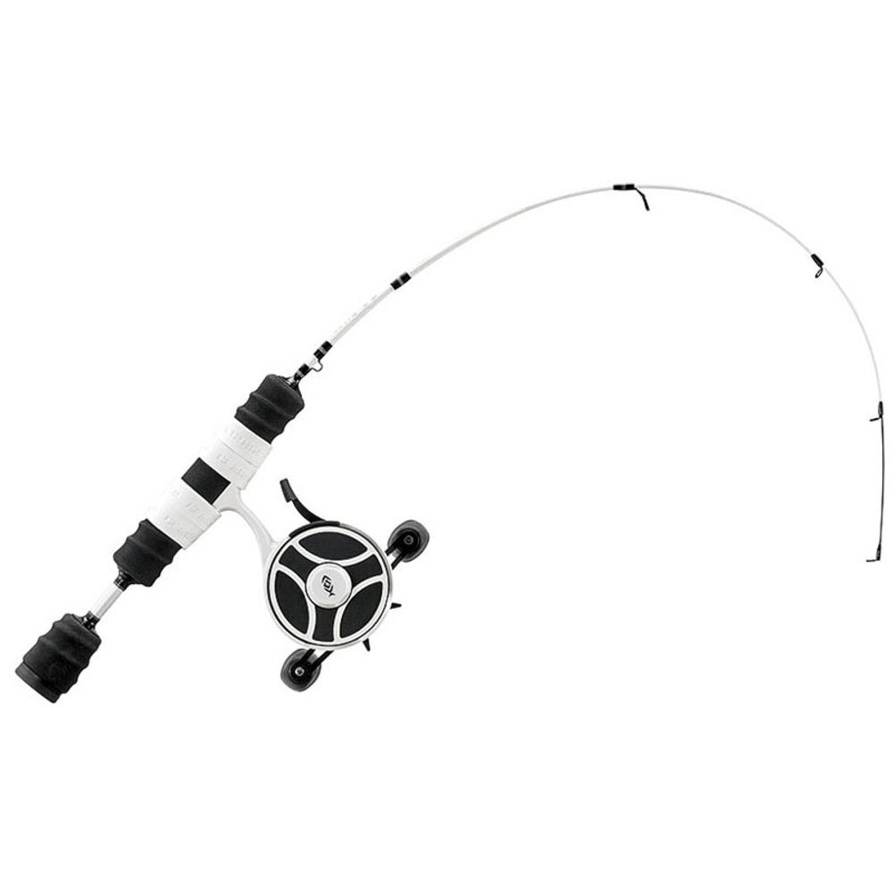 Комбо набор 13 FISHING V3 FreeFall Ghost 27" Medium Light Left Hand (Flat Tip and Evolve Reel Wraps)
