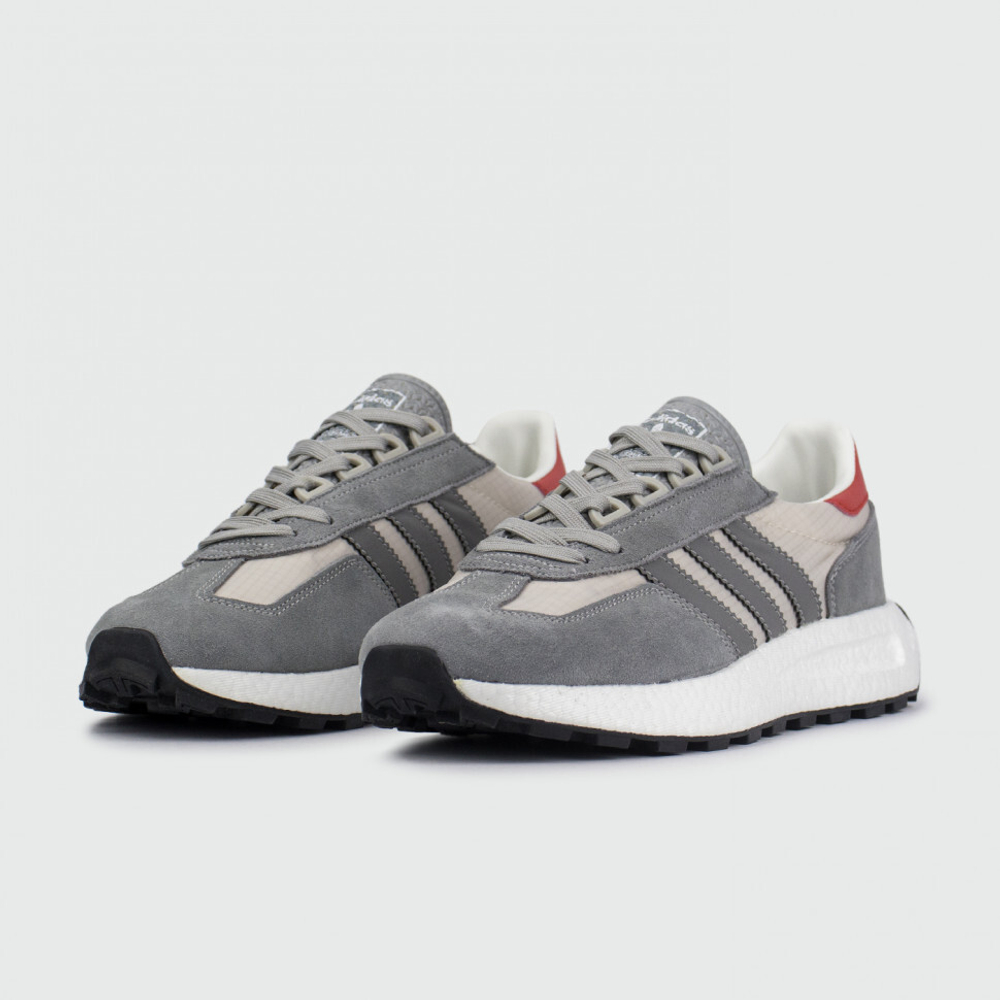 кроссовки Adidas Retropy E5 Grey / White / Red