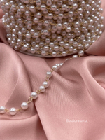 Тесьма цепь золото с жемчугом