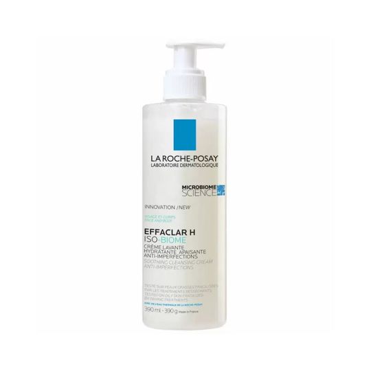 La Roche-Posay Effaclar H Iso-Biome Cream Очищающий крем-гель против несовершенств, 390 мл