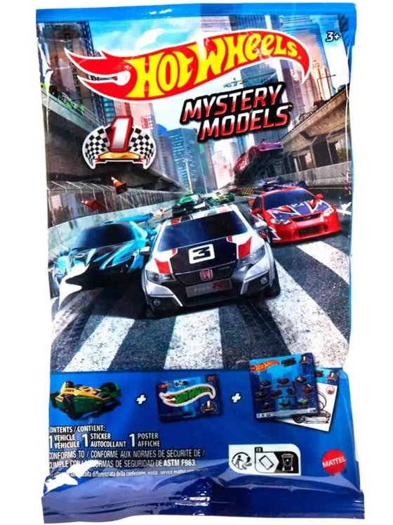 Машинка Хот Вилс Mystery Models 1 серия