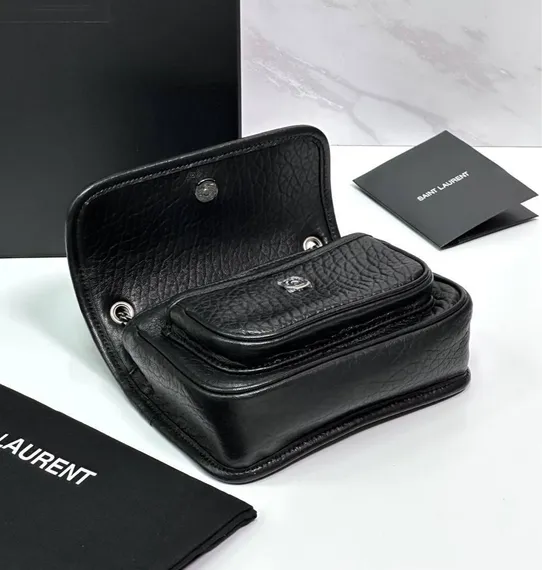 Кожаная сумка через плечо Saint Laurent Niki