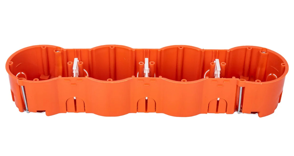 Коробка установочная 4-х местная СУ 278х66х47мм с винтами для полых стен Bylectrica