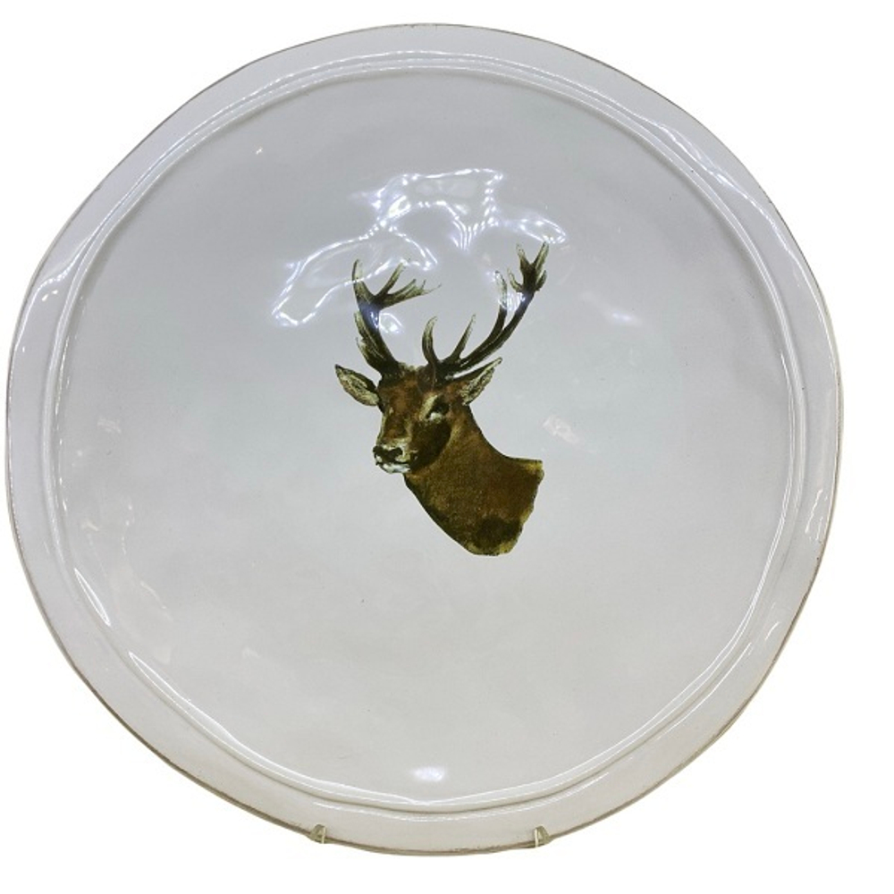 Тарелка Олень L