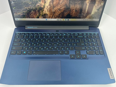 Ноутбук Lenovo IdeaPad Gaming 3 15IMH05 (81Y40099RK) 15.6"/Intel Core i5-10300H/RAM 8GB/SSD 512 GB/nVidia GeForce GTX 1650 Ti 4 Гб/IPS /1920x1080/DOS/Подсветка кл-ры: LED/синий. Состояние: B1