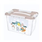 Ящик универсальный с декором 290х190х180мм, 6,65л (белый)