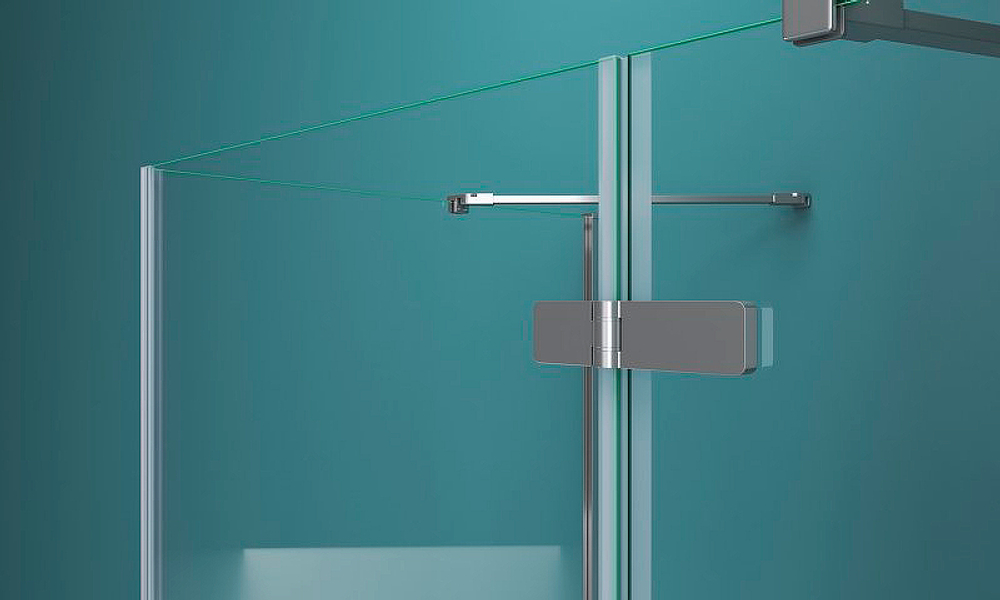 Душевой уголок BelBagno Kraft 100х80 KRAFT-AH-12-100/80-C-Cr-R профиль Хром стекло прозрачное