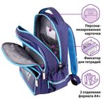 Рюкзак ЮНЛАНДИЯ MILD, 2 отделения, эрго-спинка, "Adventure trails", 36х28х18 см, 270680