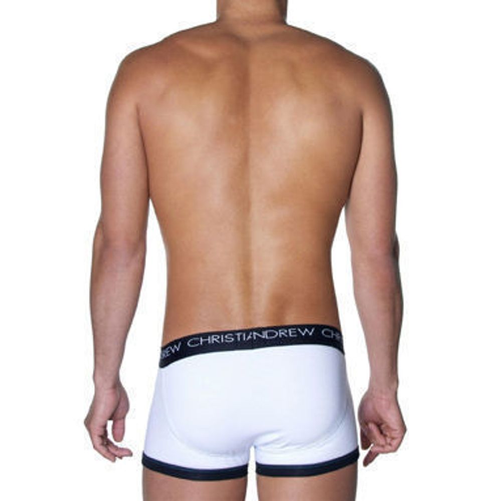 Мужские трусы боксеры белые Andrew Christian Flashlift  Boxer Pro White  AC41