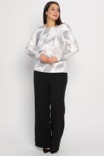 Лонгслив Акцент (серо-белый) Б14957-18М LT Collection