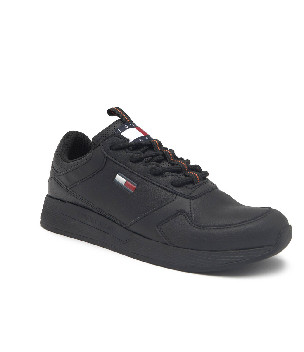 кожаные кроссовки flexi runner Tommy Jeans - черный(EM0EM01080)