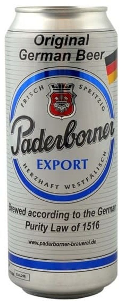 Paderborner Export 0.5 л. - ж/б(24шт.)
